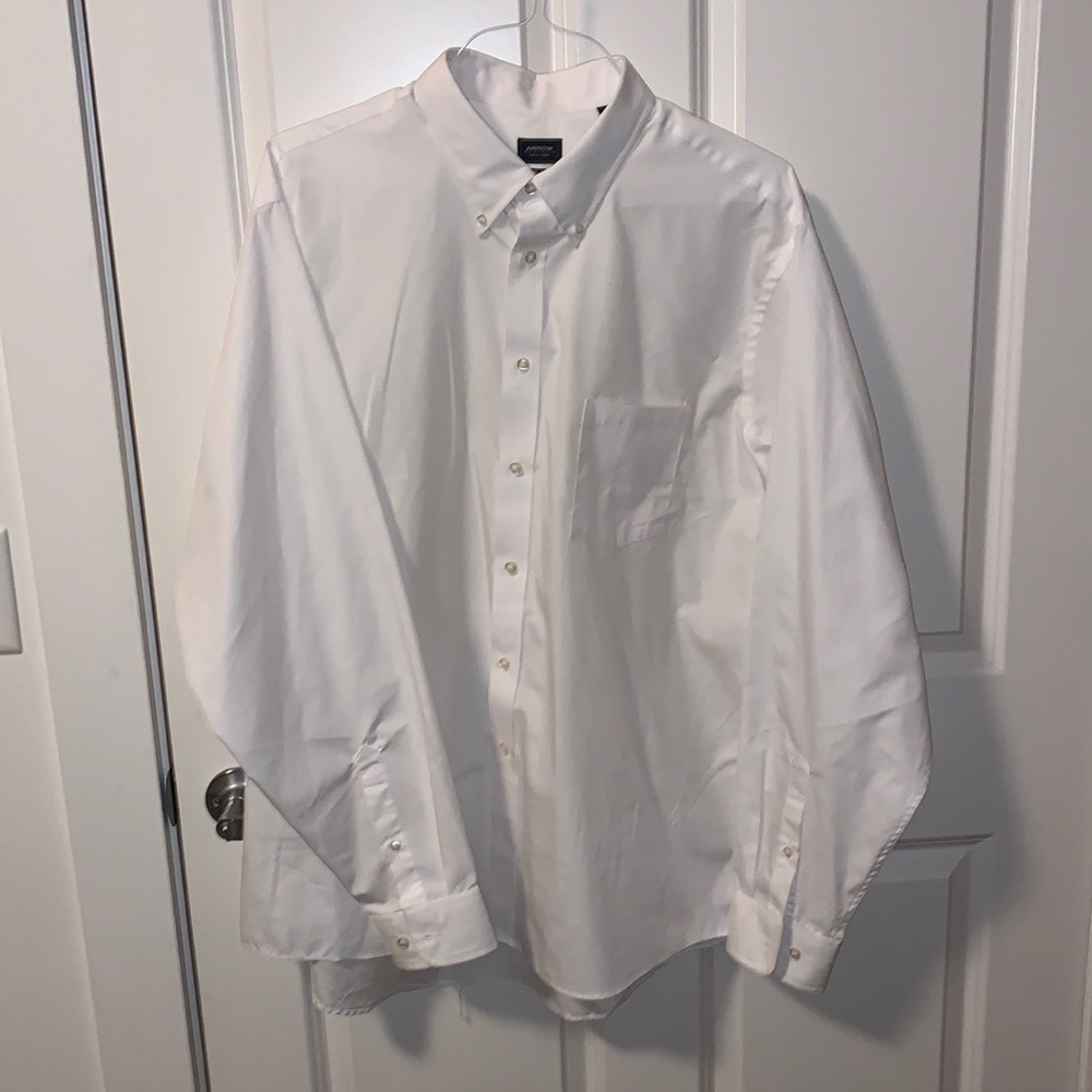 Arrow regular fit button down dress shirt
